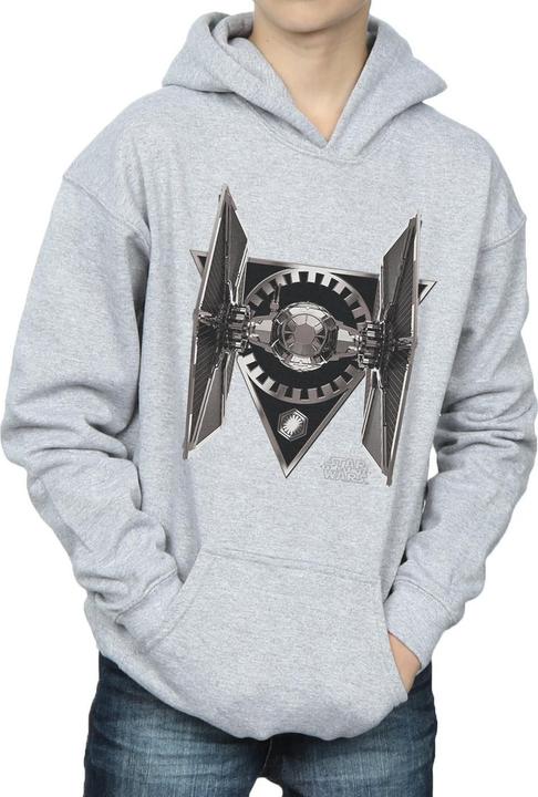 Immagine prodotto Star Wars The Last Jedi TIE Fighter Felpa con Cappuccio Ragazzi (152, 158)