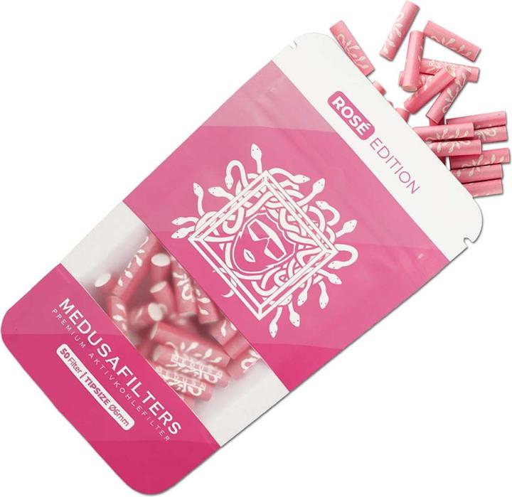 Medusafilters Filtri ibridi Medusa Rosé 6mm 50pz
