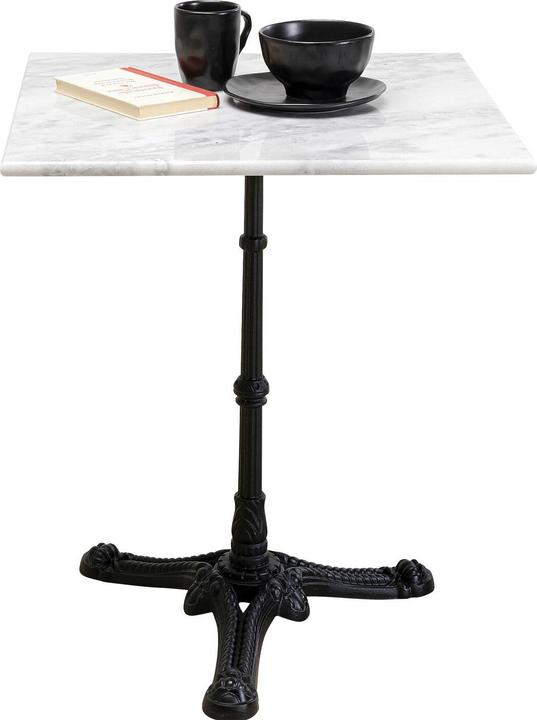 Image du produit Kare Design Bistrotisch Kaffeehaus Square Weiss 60x60cm (60 x 60 cm)