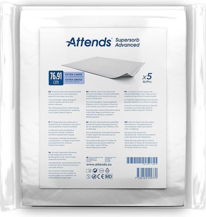 Produktbild Attends Supersorb Advanced Unterlagen (5 x)