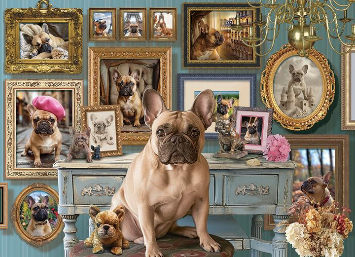 Produktbild Cobble Hill Französische Bulldogge 500 Teile (500 Teile)