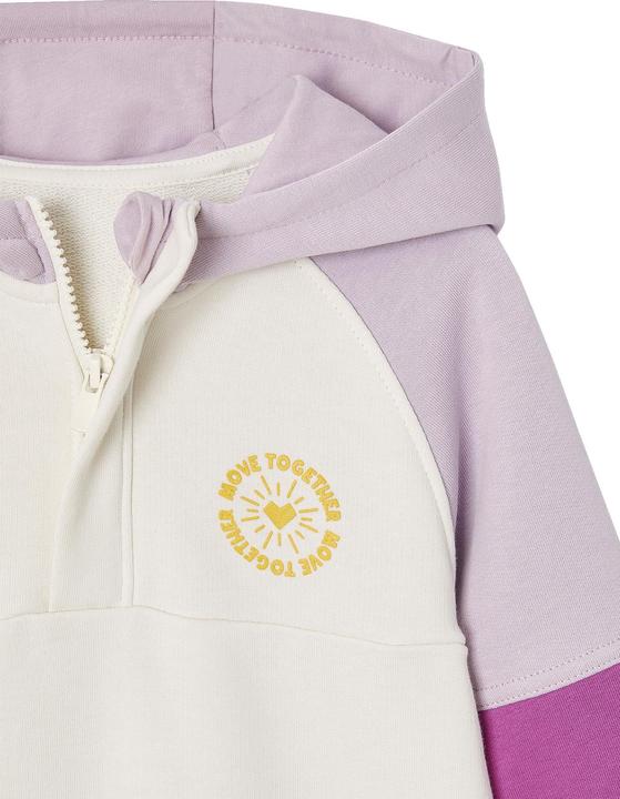 Produktbild Vertbaudet Mädchen Sport-Kapuzensweatshirt im Colorblock-Style mit Recycling-Polyester (158)