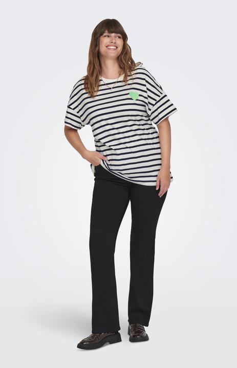 Image du produit Only Coupe normale Col rond Curve Top T-shirt (L)