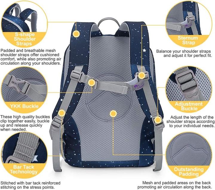 Immagine prodotto Only-Bags.Store Zaino per bambini Zaino per bambini Zaino per la scuola primaria Zaino per la scuola Zaino per la (12 l)