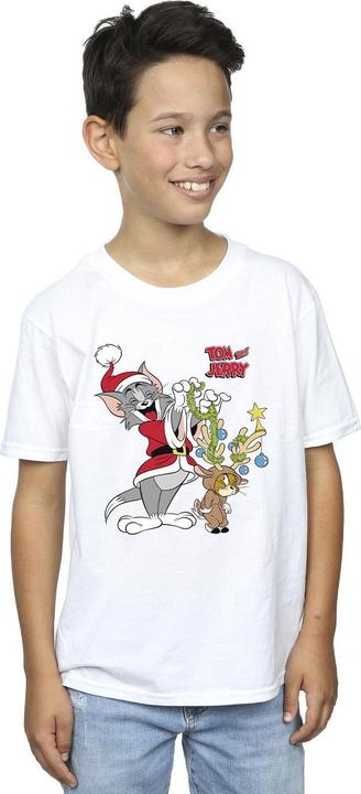 Immagine prodotto Tom & Jerry Christmas Reindeer Maglietta Ragazzi (140, 146)