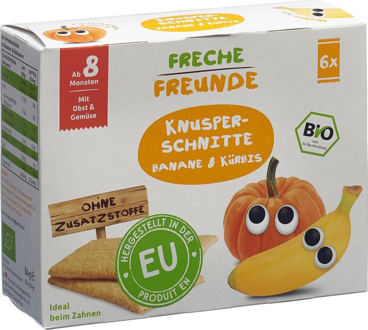 Image du produit Freche Freunde Tranches croustillantes (84 g)