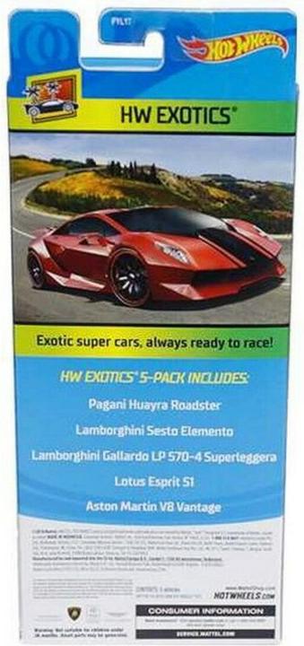 Image du produit Hot Wheels Assortiment de 5 coffrets cadeaux