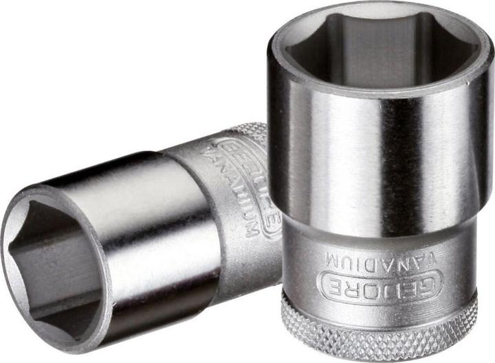 Produktbild Gedore 19 EMU-20 Steckschlüssel-Satz 1/2", 23-teilig, 6-kant, 8-32 mm (32 mm, 20 mm, 19 mm, 27 mm, 21 mm, 14 mm, 29 mm, 18 mm, 11 mm, 12 mm, 23 mm, 26 mm, 22 mm, 15 mm, 25 mm, 13 mm, 16 mm, 24 mm, 31 mm, 8 mm, 10  mm, 30 mm, 17 mm, 28 mm, 9 mm)