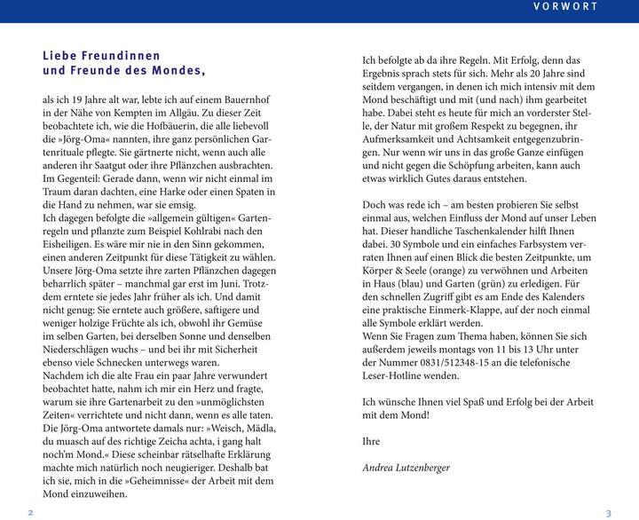 Actual product image Mondkalender 2026 (Hardcover, German)