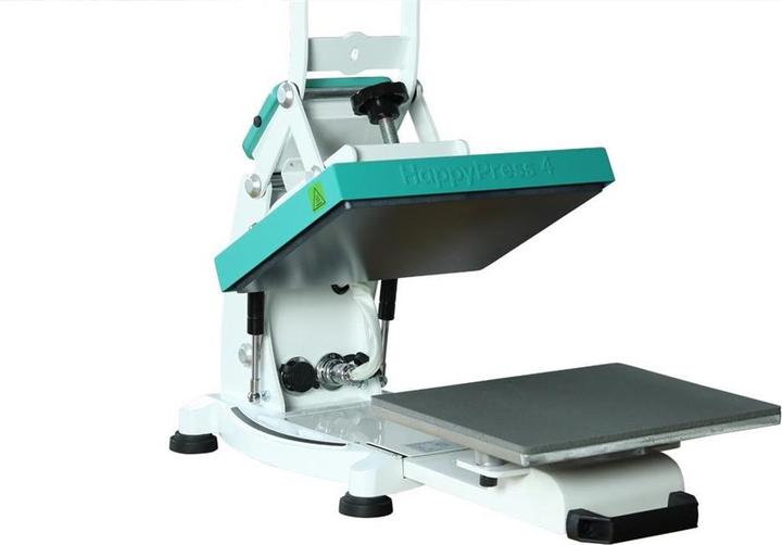 Image du produit Happy Fabric Presse à transfert HappyPress 4, A4 Turquoise, ouverture automatique
