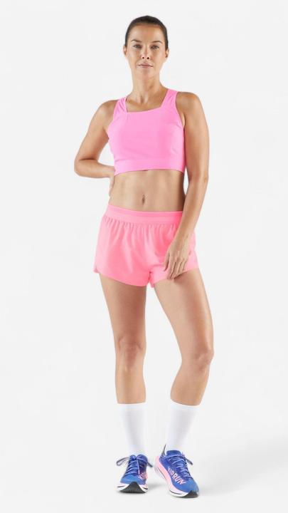 Actual product image Kiprun Laufshorts Trailrunning Damen leicht - Run 900 Light rosa (XS)