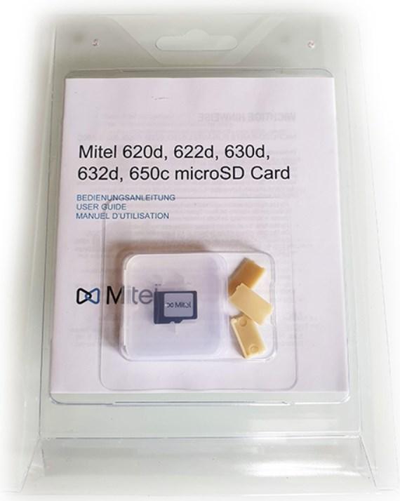 Actual product image Mitel 622, 632, 650 micro SD card (2 GB, microSD)