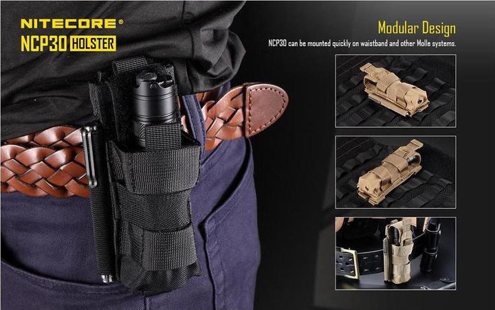 Produktbild Nitecore Nylonholster NCP30 - schwarz
