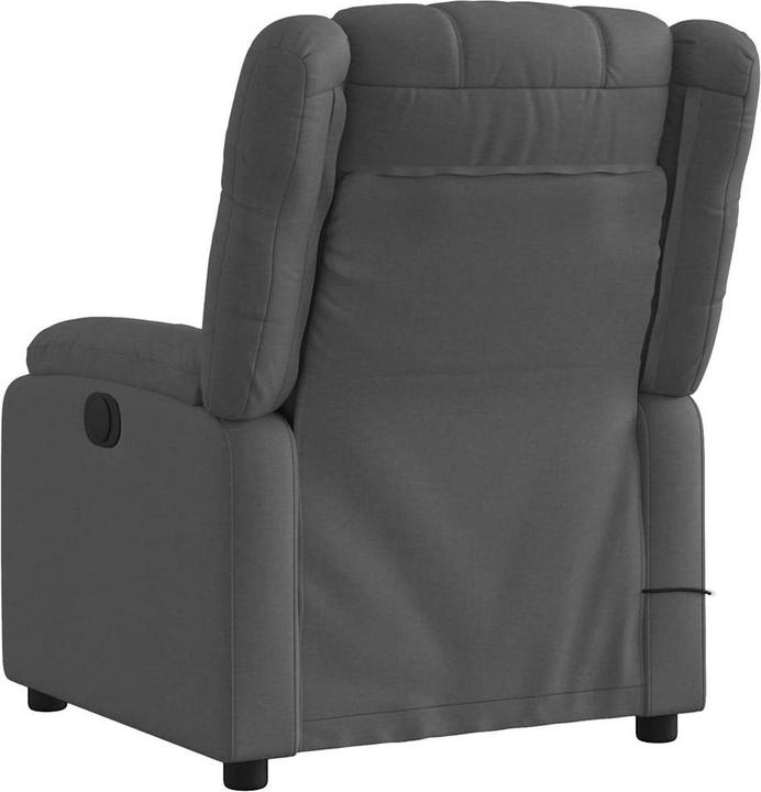 Immagine prodotto VidaXL Sedia da massaggio in tessuto grigio scuro,Colore: Grigio scuro, Materiale
