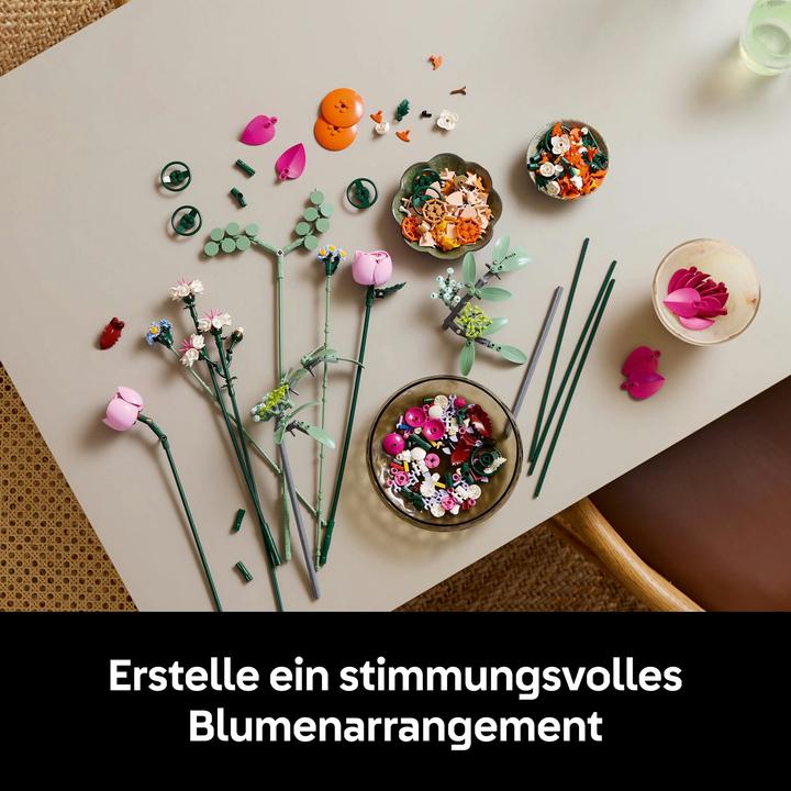 Image du produit LEGO Schöner Rosafarbener Blumenstrauss (10342, LEGO Botanical, LEGO Icons)