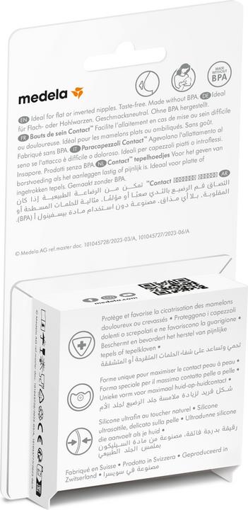 Produktbild Medela Contact Brusthütchen S ( Ø 16mm), 2 Stück mit Aufbewahrungsbox (S)