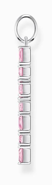 Actual product image Thomas Sabo Pendant cross pink stones silver (925 silver)