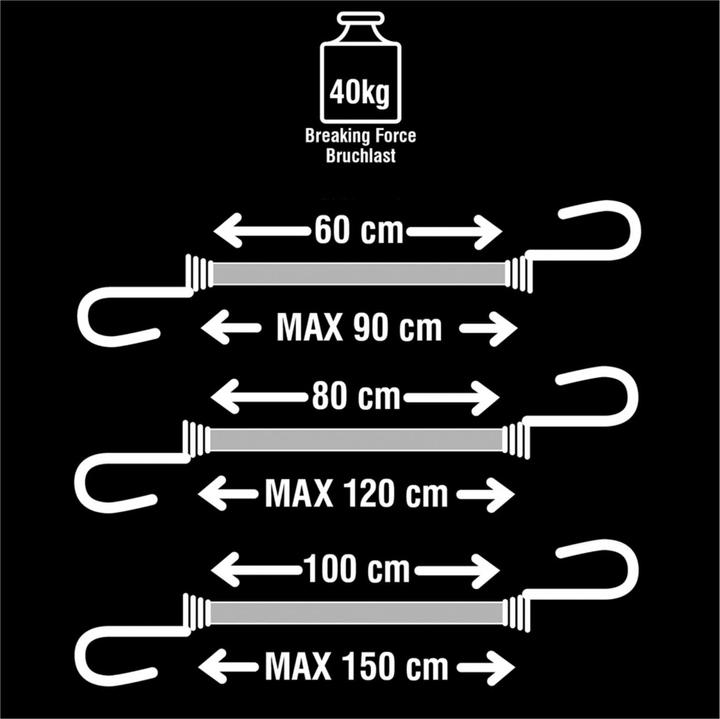 Immagine prodotto Master Lock Set di corde di tensione in gomma