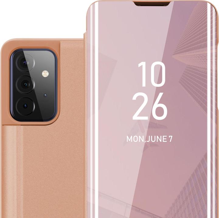 Actual product image Cadorabo Book Smart View Mirror Cover (Samsung Galaxy A72 5G)