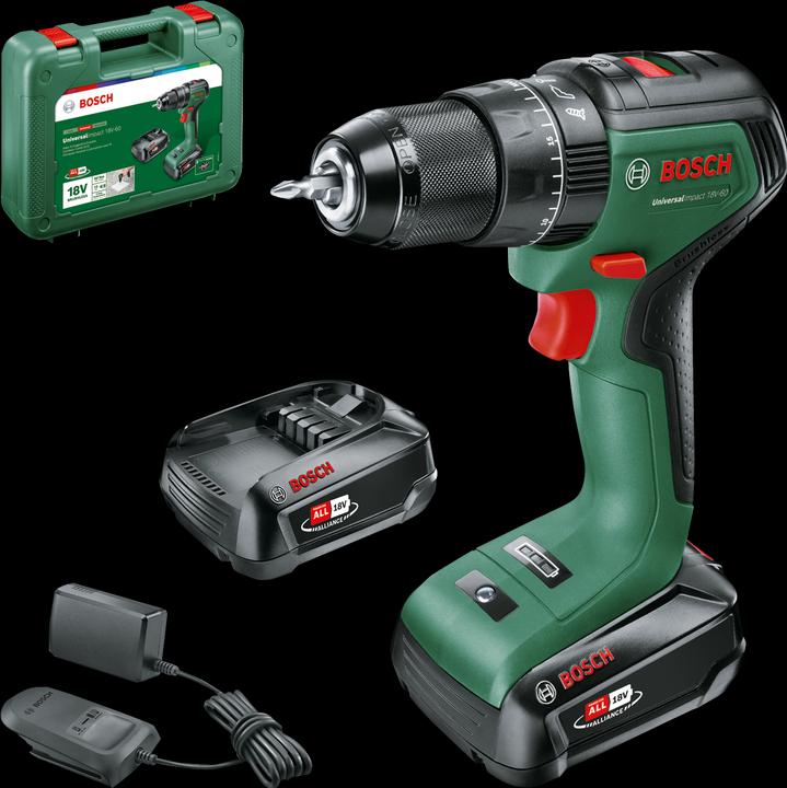 Actual product image Bosch Home & Garden UniversalImpact 18V-60 (Rechargeable battery operated)