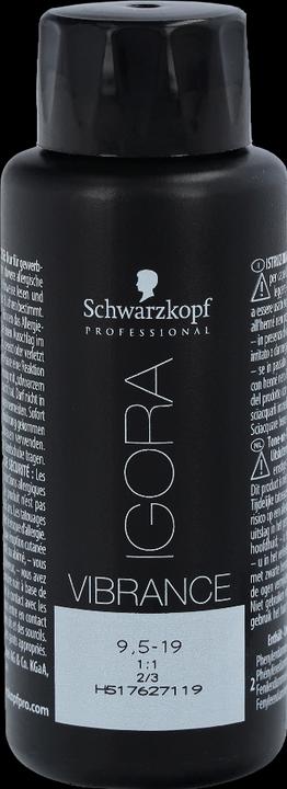 Produktbild Schwarzkopf Professional IGORA Vibrance Haartönung NEU (9,5-19 Cendré Violett Toner)