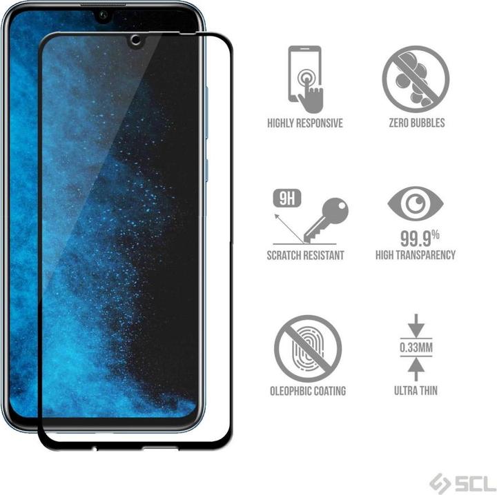 Immagine prodotto Screenguard Honor 10 Lite Pellicola protettiva di vetro a schermo intero 2.5D 9H (1 Pezzo/i, Onore 10 Lite)