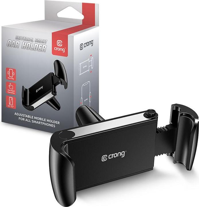 Actual product image Crong Universal Smart CRG-CH2-BLK car terminal holder