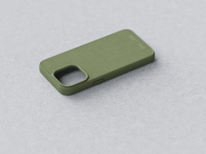Image du produit Njord Suede MagSafe Case for iPhone 15 Pro Max, Olive (Apple iPhone 15 Pro Max)