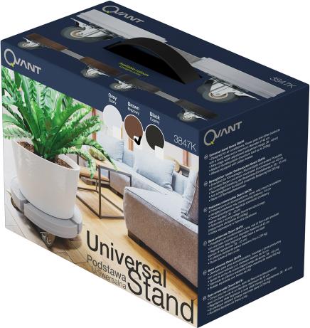 Produktbild Qvant UNIVERSALFUSS VERSTELLBARE ROLLEN 3847K Klimaanlagenzubehör Halterung für Klimageräte