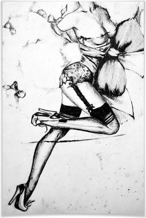 Produktbild Trenddeko Verführerisches Pin-up (50 x 75 cm)