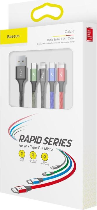 Immagine prodotto Baseus 4in1 (1.20 m, USB 2.0)