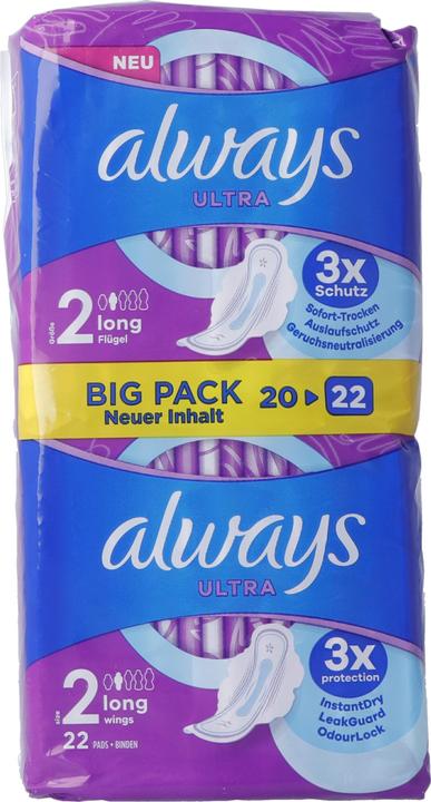 Actual product image Always Ultra Tag (22 x, Sanitary pads)