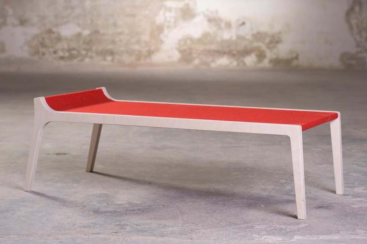 Actual product image Sirch Sibis Bank Erykah red FIlz (Children sofa)