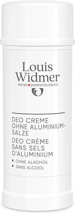 Produktbild Louis Widmer Deo Creme ohne Aluminiumsalze ohne Parfum (Crème, 40 ml)