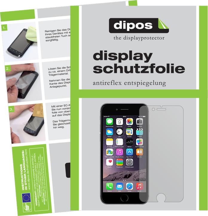 Actual product image Dipos Screen Protector Anti-Glare (4 Piece, Apple iPhone 6)