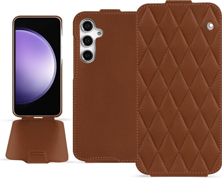 Actual product image Noreve Vertical leather shell (Samsung Galaxy S23 FE)