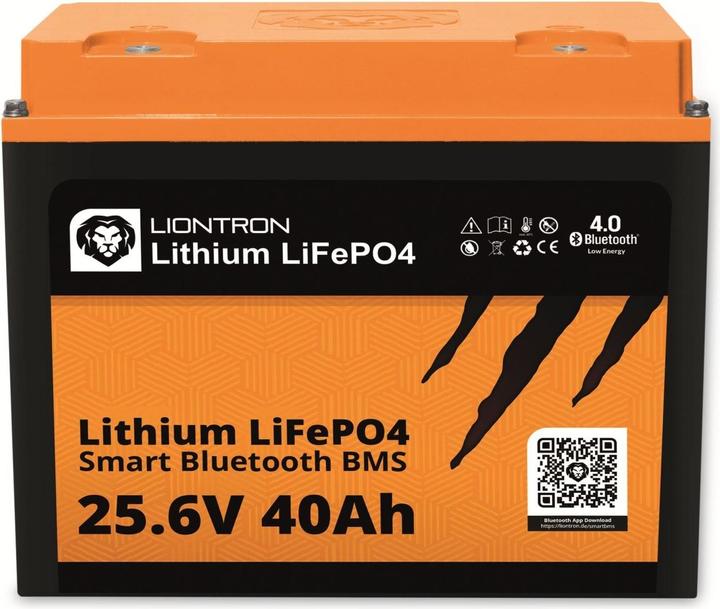 Immagine prodotto Liontron Batteria al litio LX Smart BMS 25,6V 40Ah (25.60 V, 40 Ah)