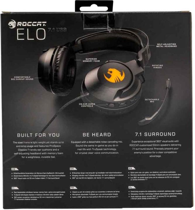 Actual product image Roccat Elo 7.1 (Cable)