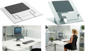 Produktbild Fellowes HYLYFT Notebook-Ständer Edelstahl
