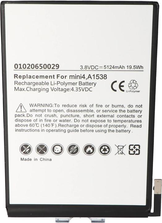 Image du produit AccuCell Batterie Apple iPad mini 4, A1538, A1550, 020-00297