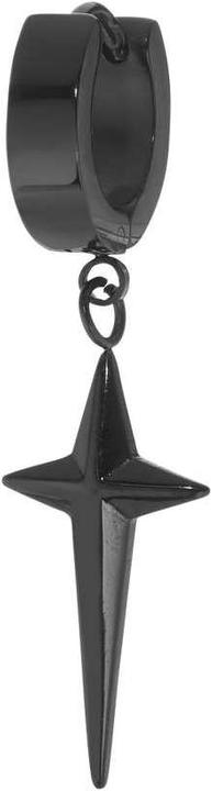 Bijouteria Ohrringe (PVD Beschichtung (schwarz), Chirurgenstahl 316L)