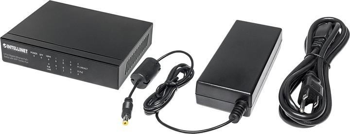 Actual product image Intellinet Gigabit Ethernet Power Over Ethernet Support Network Switch (5 Ports)