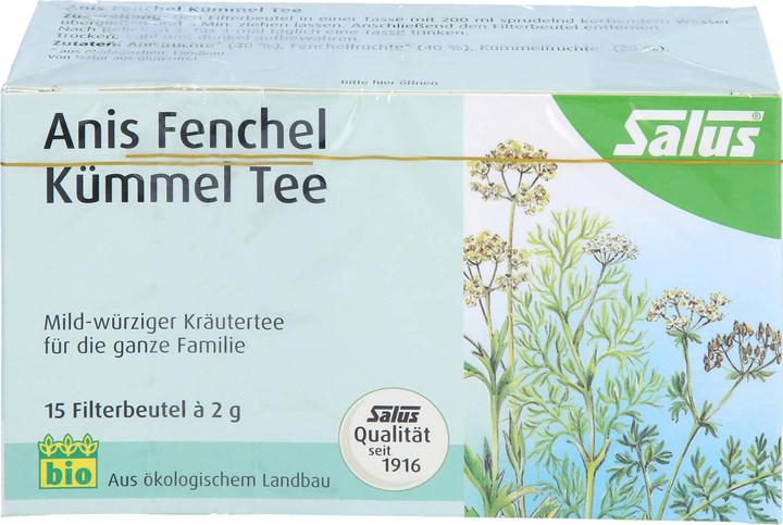 Actual product image Salus Anis Fenchel Kümmeltee Bio (50 g)