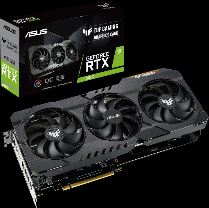 Produktbild ASUS GeForce TUF RTX 3060 O12G-V2-GAMING LHR (12 GB)