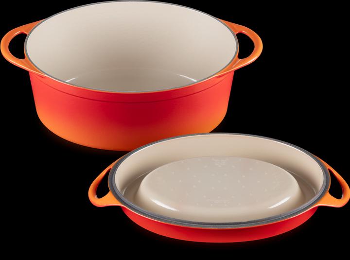 Produktbild Le Creuset Saftbräter, Doufeu oval (32 cm, Bräter + Schmortopf, Gusseisen)