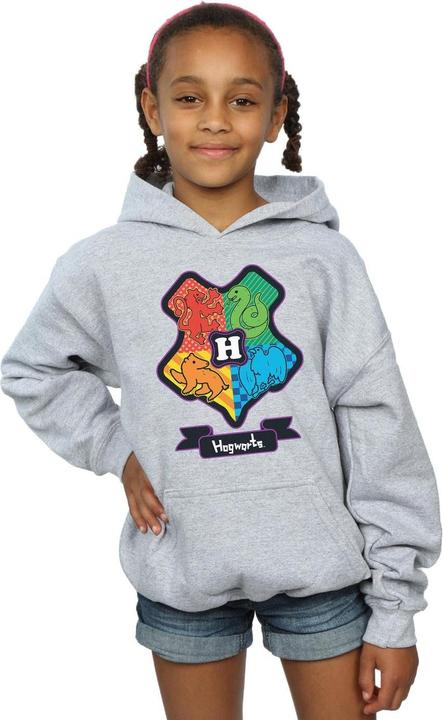 Actual product image Girls Hogwarts Junior Crest Hoodie (140, 146)