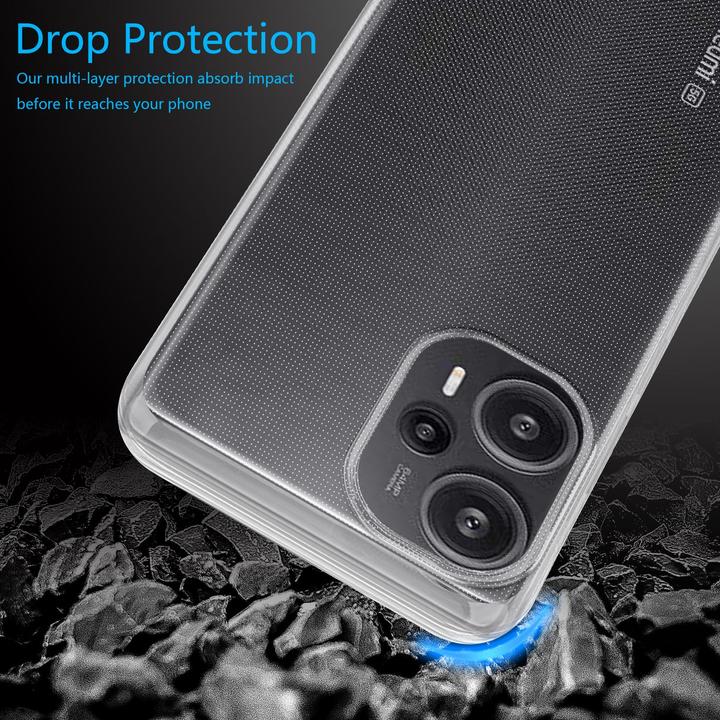Actual product image Cadorabo Bumper Case for Xiaomi Poco F5 TPU Ultra Slim AIR (Xiaomi Poco F5)