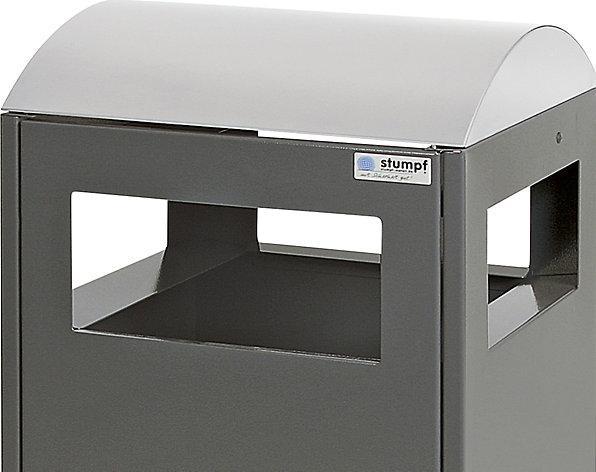 Image du produit Collecteur de déchets pour l'extérieur, capacité 90 l, anthracite. (90 l)