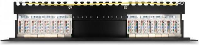 Immagine prodotto Delock 48,30 cm (19") Pannello patch 16 porte Cat.6A 1 U nero
