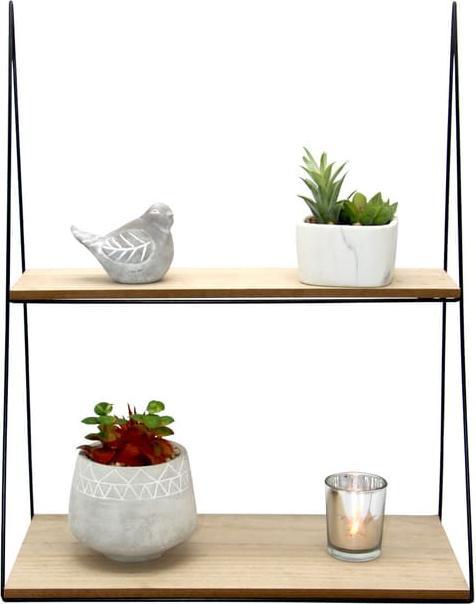Actual product image MICA Living Wall decoration - Shelf - Trapezoid - approx. 40 x 50 x 18 cm